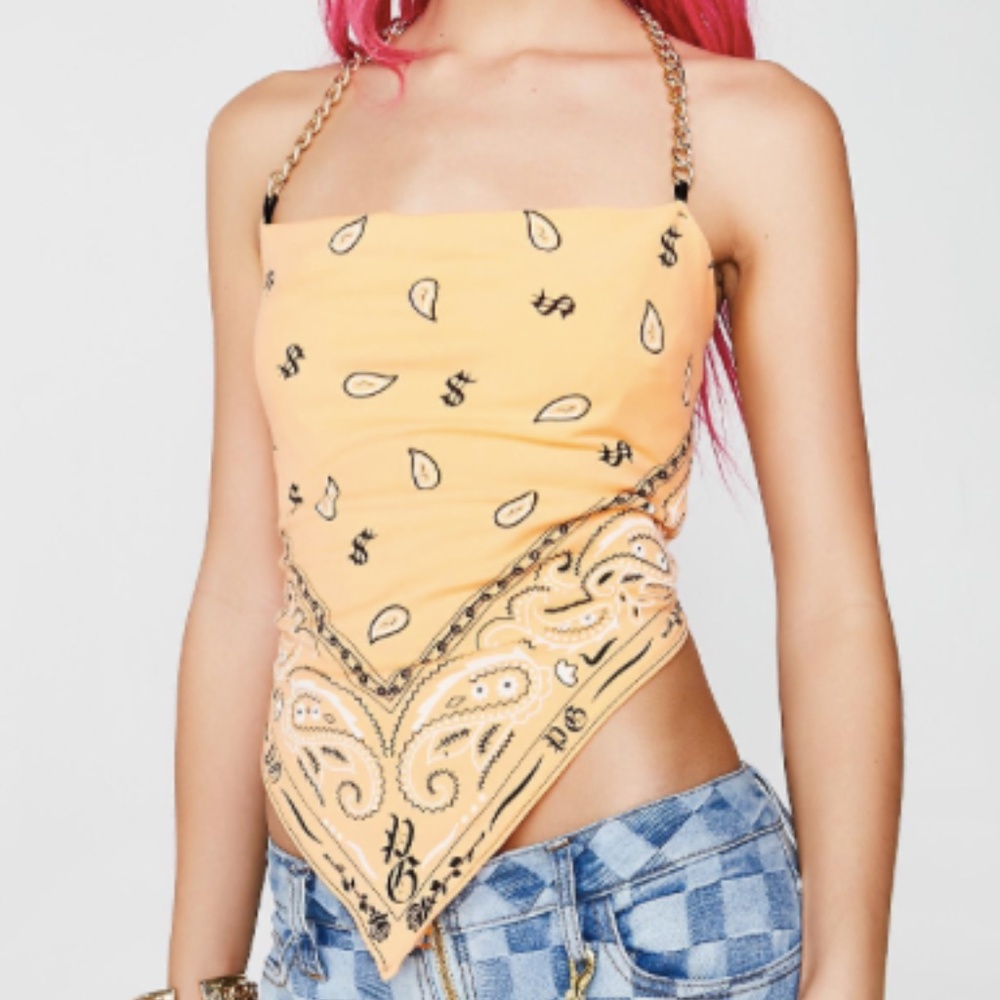 Dolls Kill Poster Grl l Aint No Other Bandana Top